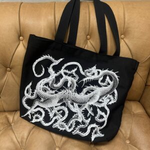 Ryun Dragon Tote bag black